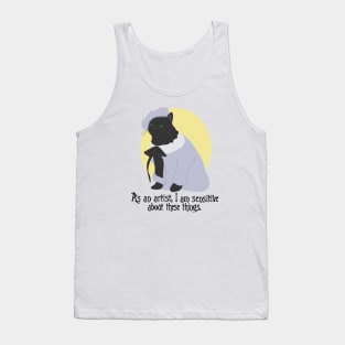 Cat artist Tank Top